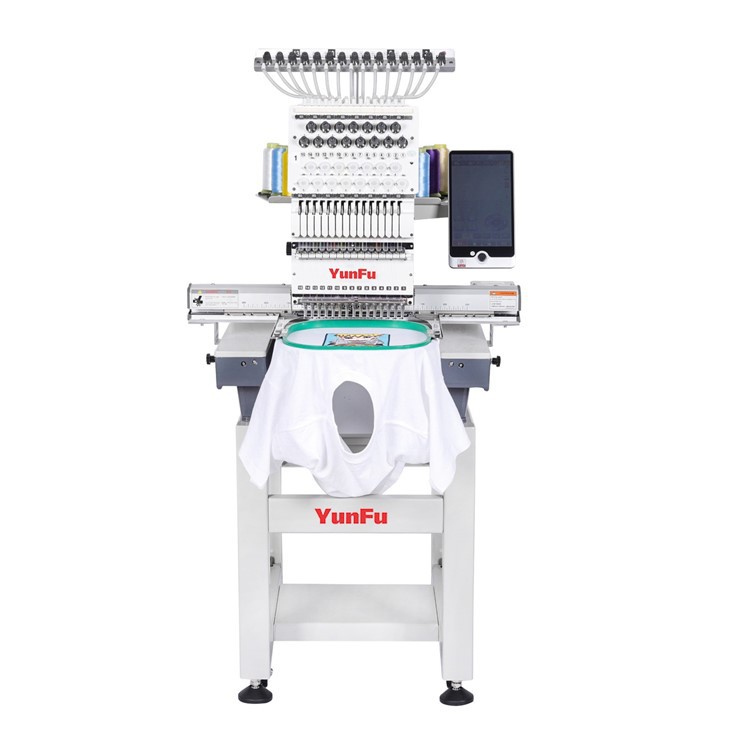 Dahao A15 Pro Single Head Computer Embroidery Machine 1200 RPM Digital Automatic Cap 2 Years Warranty Best Home Use factory